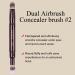 MOGILAN Dual Concealer Brush - Retractable Under Eye Makeup Brush for EyeShadow & Concealer Blending - Buy Online on GoSupps.com