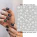Nail Art Decoration Slider DIY Nails Decals Face Abtract Luminous 3D Nail Sticker Flower Design(CY-039) - Buy Online on GoSupps.com