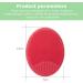 Benkeg Facial Brush 4 Pcs Facial Brush Cleaning Pad Silicone Pore Cleaning Pad Acne Removal Facial Brush Tool Baby Shower Brush Colours Alloy - Buy Online on GoSupps.com