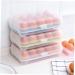 Hohopeti 3pcs Egg Tray Egg Storage Unit Egg Holder Refrigerator Containers White Egg Plate Egg Case re-usable White 25*15.5*7.2cm - Buy Online on GoSupps.com