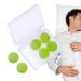Reusable Earplugs - Super Soft Foam Ear Plugs | Noises Reduction Earplug - Silicone Washable Hearing Protection for Sleep Snoring - Moldable Sponge Ear for Study Work Travel Trains Sleeping 6 Green