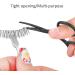 Nose Hair Scissors - Rounded Tip Stainless Steel Trimmer for Eyebrows & Beard Grooming - Easy Grip Design - Buy Online on GoSupps.com