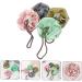 Healeved 4pcs Bath Flower Scrubber - Exfoliating & Cleaning Balls for Comfortable Home Bathing - Buy Online on GoSupps.com