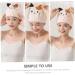 Ciieeo 4 Pcs Cat Dry Hair Cap Plopping Towel Curly Hair Microfiber Hair Towel for Curly Hair Cosmeticos Bath Hat Hair Drying Turban Hair Drying Caps Coral Fleece Bangs Dry Hair Towel As Shownx2pcs 33X27CMx2pcs - Buy Online on GoSupps.com