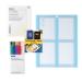 Cricut R20 Watercolor Cards with Rainbow Watercolor Markers and 2x2 Card Mat Bundle for DIY Invitations for DIY Invitations R20 Cards with Markers and Mat