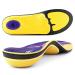 VALSOLE Plantar Fasciitis Insoles for Men Women - 220+lbs Heavy Duty Support Pain Relief Orthotics - High Arch Insoles - for Flat Feet - Metatarsalgia - Arch Pain - Heel Pain - Work Boot Shoe Insole MEN 4-4 1/2 | WOMEN 6-6 1/2--(230mm) Purple