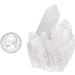 Healing White Crystal Quartz Cluster 1.85-3.5'' - Natural Mineral Geode Druzy Specimen by JSDDE - Buy Online on GoSupps.com