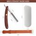 Straight Razors for Men - Premium Steel Blade Wooden Handle Barber Set with Leather Strop & Travel Box - Best International Shipping - Buy Online on GoSupps.com