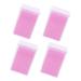 NOLITOY 4boxes Eyelash Glue Cleaning Fabric Glue Wipes Nonwovens Wipe for Glue Lash Extension Cleaning Rags Glue Cleaning Wipes Pink Non-Woven Fabric Glue Bottle Anti-Clogging