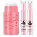 Hair Wax Stick with 2 Styling Sticks Long Lasting Styling Wax Stick For Hair Non-greasy Wax Stick For Hair Suitable For Smoothing Frizzy Hair Womens for Flyaways Hair Styling Bangs Styling Pink