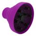 Hair Dryer Diffuser Universal Collapsible Silicone Hair Dryer Diffuser Portable Travel Folding Hair Blow Dryer Diffuser(Purple)