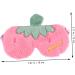 Mobestech 1 Pc Fruit Series Ice Compress Compress Plush Eye Mask Plush Sleeping Blindfold Eye for Sleeping Fake Plush Sleep Eyeshadow Cartoon Blindfold Cute Face Mask Girl 18X13X05cm Pink - Buy Online on GoSupps.com