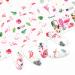 Flamingo Nail Art Stickers Decals - Summer Nail Decorations Kit with Tropical Palm, Cactus, and Pineapple Designs - 12 Sheets - Buy Online on GoSupps.com