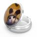 Pill dose 3 compartments Medicine Pill dose portable pill box for bag or wallet Pillendose decorative metal medicine vitamin organizer Unique gift (cute cat) 45-cut Cat 1 piece