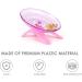 woojfcang Silent Hamster Wheel Flying Saucer Hamster Running Wheel for Syrian/Dwarf Hamster Gerbils Squirrels Guinea Pig Small Animals Pets Playing Toys Exercise Sports Wheel (Plastic Pink) - Buy Online on GoSupps.com