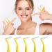 Skhaovs 30-Piece Yellow Interdental Brushes & Dental Floss Sticks Anti-Slip Handle Gum Cleaning Tools - Buy Online on GoSupps.com