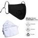 1ABOVE Two-Face Mask With Ten Air Filters Cotton | Reusable | Washable | Face Mouth Cover with Flexible Bands (2 Masks + 10 Filters) Navy Blue - Buy Online on GoSupps.com