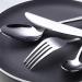 Flatware Sets 16pcs/Set Cutlery Set Stainless Steel Dinnerware Knife Fork and Spoon Cutlery Set for Kitchen Accessories Flatware Sets Stainless Steel (Color : Silver 16pcs) - Buy Online on GoSupps.com