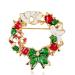 Pin Jewelry Gifts for Women Cute Inlaid Rhinestone Christmas Brooches for Women Creative Colorful Boots Snowman Pins Party Accessories Sweater Jewelry Brooches & Pins