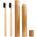 Yueser Bamboo Toothbrush Set | Eco-Friendly Travel Toothbrush Holder & Portable Bamboo Tube for Sustainable Living - Buy Online on GoSupps.com