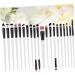 Baluue 20pcs Eyeliner Eyeshadow Brush Kit Eyelash Kits Portable Makeup Brush Makeup Accessories Eye Makeup 15.50X1.50X1.50CM As Shown - Buy Online on GoSupps.com