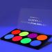 CCbeauty UV Glow Face Body Paint Palette | 8 Neon Colors | Water Activated | Safe & Washable | Halloween Makeup Kit + 10 Brushes - Buy Online on GoSupps.com