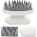 Fomiyes 2-in-1 Shampoo Brush & Scalp Massager - Silicone Hair Care Tool for Men & Women - Plastic Hairbrush for Shower & Massage - Buy Online on GoSupps.com