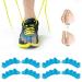 Buy Uxsiya 4 Pairs Toe Separators - Silicone Foot Straightener Gel Orthotics (FreeSize) - Comfort & Relief for Toes - Blue - Buy Online on GoSupps.com