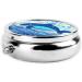 Small Whale Swimming Round Pill Box - 3 Compartment Portable Travel Organizer for Pills - Buy Online on GoSupps.com