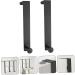 Artibetter 2pcs Door Hook Coat Hangers Wall Mounted Hangers Wall Hanger Door Back Hook On The Door Coat Rack 21x4.5cm Black - Buy Online on GoSupps.com