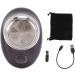Buy Stainless Steel Electric Beard Clipper - USB Rechargeable Portable Trimmer | Fine Trimming | Electroplated Black - International Shipping Available - Buy Online on GoSupps.com