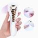 SAVILAND Mini Nail Lamp - 18W Rechargeable Handheld U V LED Nail Lamp for Gel Nails Curing All U V Resin Gel Nail Polish Small & Portable Gel Nail Dryer Manicure Tools for Home DIY Salon Nail Art