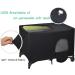 Stretchy Blackout Crib Tent Cover for Pack N Play - Breathable Baby Netting for Portable Playard (Black) - Buy Online on GoSupps.com