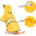 Buy Weesiber Reflective Waterproof Dog Rain Coat - Adjustable Pet Jacket & Light Poncho Hood for All Dog Sizes | S Yellow - Buy Online on GoSupps.com
