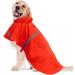 ocsoso Pet Rainy Days Slicker Brush | Red Reflective Raincoat for Small Dogs | Durable & Waterproof Pet Gear - Buy Online on GoSupps.com