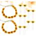 6 Sets of Headpiece Wedding Headpiece for the Bride Bridal Tiara Hair Accessories for Flower Wreath Hair Accessories Hair Clip Hair Scrunchie Sunflower Headpiece Pen - Buy Online on GoSupps.com