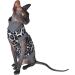Kotomoda Cat's Cozy Comfort for Hairless Beauties: Winter Turtleneck Panther grey for Sphynx and Naked Cats (X-Small) X-Small Grey - Buy Online on GoSupps.com