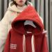 CBLdF Ladies Hoodies Women Autumn Winter Velvet Thickened Three-row Embroidered Letter Hooded Sweatshirt Casual All-match Pullover Yellow XL - Buy Online on GoSupps.com