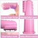 Silicone Finger Toothbrush for Toddlers and Baby Teething Massager - Gentle Oral Hygiene Training - 3 Pack (Girls) - Buy Online on GoSupps.com