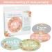 Floral Baby Monthly Stickers for Girls | Set of 24 Newborn Milestone Month Stickers - Buy Online on GoSupps.com