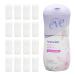 16 Pack Leak Proof Sleeves for Travel Container Toiletry Covers forLeak Proofing in Luggage Travel Necessities Fit Most Size Bottle Silicone Travel Bottles Leak Proof for Women White Travel Gadget