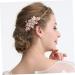 Ipetboom Floral Hair Comb Wedding Hair Comb Bridal Hair Comb Hair Combs Decorative Hair Comb Clip Wedding Head Jewelry Peral Hair Comb Side Hair Comb Bridal Tiara Accessories Bride Crystal - Buy Online on GoSupps.com