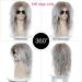 Qhpnunhq Men Wigs Punk Flaccid Long Curly Wig for Male High Temperature Fiber Rock Cosplay Costume Black - Buy Online on GoSupps.com