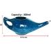 Premium Handmade Ceramic Neti Pot for Nasal Cleansing - Elegant Blue Gradient Color + 10 Sachet Neti Salt - 225 Ml Capacity - Buy Online on GoSupps.com