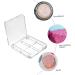 Healeved 40 Pcs Boxes Eye Shadow Box Empty Makeup Samples Eyeshadow Pallets 4 Grid Make up Transparent Box 6x6cmx4pcs Transparentx4pcs - Buy Online on GoSupps.com