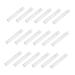 Ipetboom Tube de Rouge L vres Transparent Vide 15 Pcs 5 Ml Flacon Rond Plastique L ger sans Fuite pour Voyage et Maquillage Professionnel