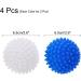 uxcell 4pcs Reusable Laundry Dryer Balls - Vinyl Drying Balls to Reduce Wrinkles Static & Drying Time | Energy-Saving Fabric Softener - Blue & White - Buy Online on GoSupps.com