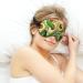 Avocado Tropical Palm Tree Sleep Mask - Adjustable Strap Eye Cover for Sleeping - Blocks Light for Night Travel and Naps - Men and Women - Buy Online on GoSupps.com