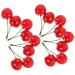 Zerodeko 10pcs Artificial Cherry Fake Cherries Fruit Cognitive Toy Home Kitchen Fruit Decoration Photo Props Fruits Cake Topper Faux Cherries Cherry Tomatoes Child Plastic Kitchen Cabinet