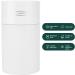 Portable Essential Oil Diffuser 270ml - Quiet Aromatherapy Humidifier for Desktop & Car - Cool Fog Producer with Light (White) - Buy Online on GoSupps.com